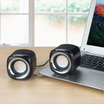 YEEZE A1 マルチメディア USB2.0 デスクトップスピーカー ミニコンピューターノートブックスピーカー、ホワイトブルー、ホワイトグリーン、ホワイトパープル、ホワイトオレンジ、ブラックブルー、ブラックグリーン、ブラックパープル、ブラックオレンジ、電気メッキブラックゴールド、電気メッキホワイト、電気メッキブラック