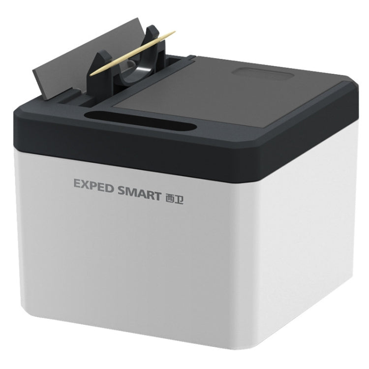 EXPED SMART インテリジェント誘導式自動爪楊枝ボックス 家庭用レストラン用電動爪楊枝ホルダー、電池式、USB充電式