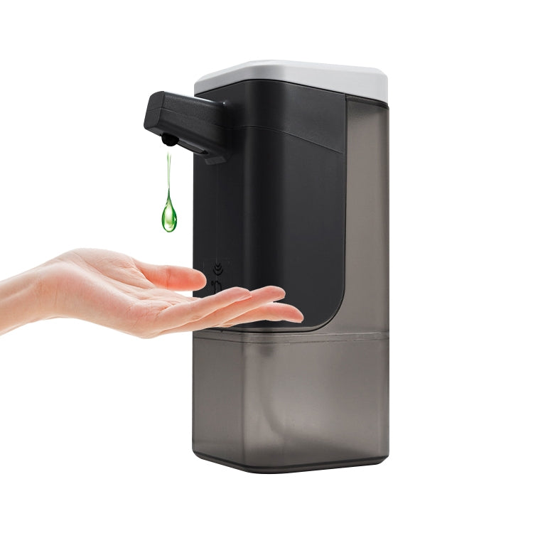 EXPED SMART インテリジェントセンサー石鹸ディスペンサー 自動泡立て手洗い機、スタイル：600MLジェル引きバージョン（ブルーグレー）
