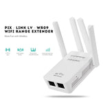 PIX-LINK LV-WR09 300Mbps WiFiレンジエクステンダーリピーターミニルーター、米国プラグ、EUプラグ、英国プラグ、オーストラリアプラグ