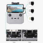 Sunnylife TY-X9304 DJI Mavic Air 2S / DJI FPV フライトグラス V2 / Mavic Mini2 / Osmo Pocket 2 用スマホ・タブレットケーブル、15cm Type-C to 8ピンケーブル、15cm Type-C to Micro USB ケーブル、15cm Type-C to Type-C ケーブル、30cm Type-C to 8ピンケーブル