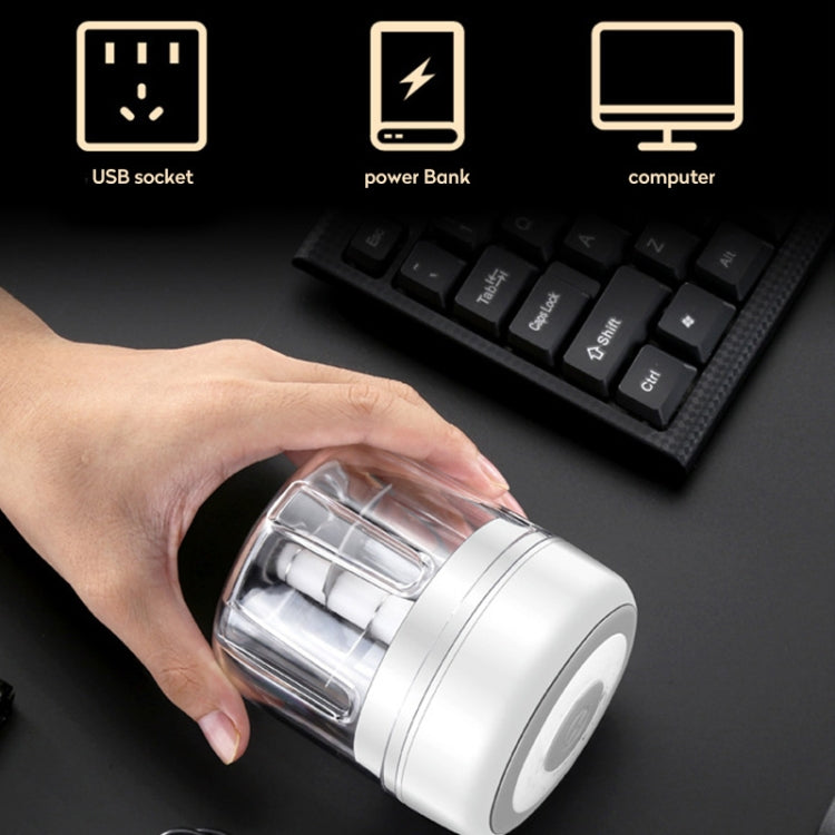 ZM-14家庭用ミニワイヤレス電動にんにく潰し器、ホワイト100ml、グリーン100ml、ピンク100ml、高カップホワイト250ml、高カップグリーン250ml、高カップピンク250ml、ホワイトガラス300ml、グリーンガラス300ml、ピンクガラス300ml、ホワイト高カップ250ml＋小カップ100ml