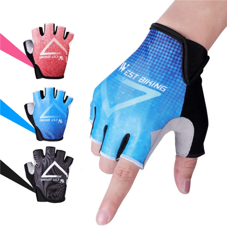 WEST BIKING YP0211215 ライディンググローブ 夏用ハーフフィンガー通気性アウトドアサイクリンググローブ, M, L, XL, XXL