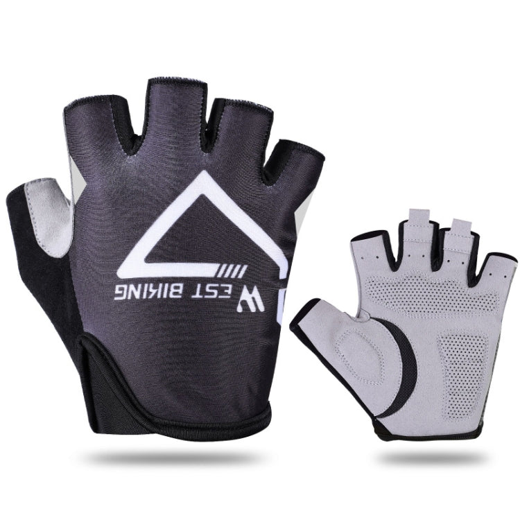 WEST BIKING YP0211215 ライディンググローブ 夏用ハーフフィンガー通気性アウトドアサイクリンググローブ, M, L, XL, XXL