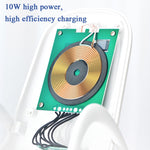 WC001 Magnaphon ワイヤレス充電器 iPhoneおよびその他Androidフォン用、ホワイト、ブラック