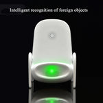 WC001 Magnaphon ワイヤレス充電器 iPhoneおよびその他Androidフォン用、ホワイト、ブラック