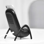 WC001 Magnaphon ワイヤレス充電器 iPhoneおよびその他Androidフォン用、ホワイト、ブラック