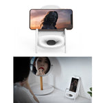 WC001 Magnaphon ワイヤレス充電器 iPhoneおよびその他Androidフォン用、ホワイト、ブラック