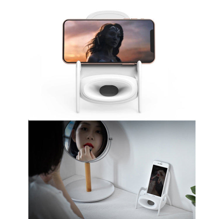 WC001 Magnaphon ワイヤレス充電器 iPhoneおよびその他Androidフォン用、ホワイト、ブラック
