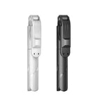 Bluetoothなしブラック XT02 360度回転多機能伸縮式スマホ自撮り棒 ライブ撮影用三脚、Bluetoothブラック、Bluetoothホワイト、2個セットBluetoothなしブラック、2個セットBluetoothなしホワイト