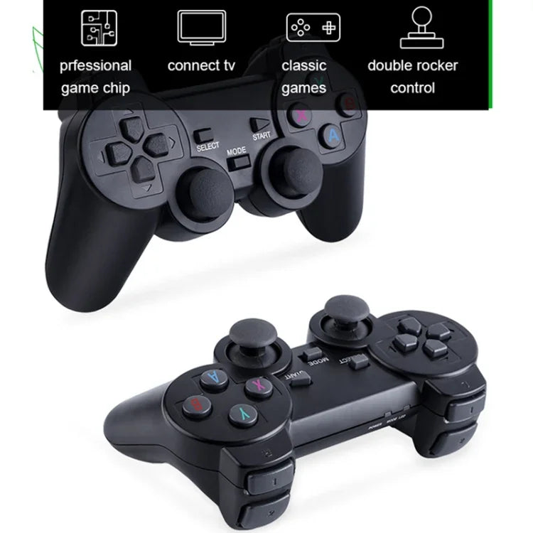 Y3 Lite ワイヤレス ダブル HD ゲームコンソール、32G 3000ゲーム、64G 10,000ゲーム