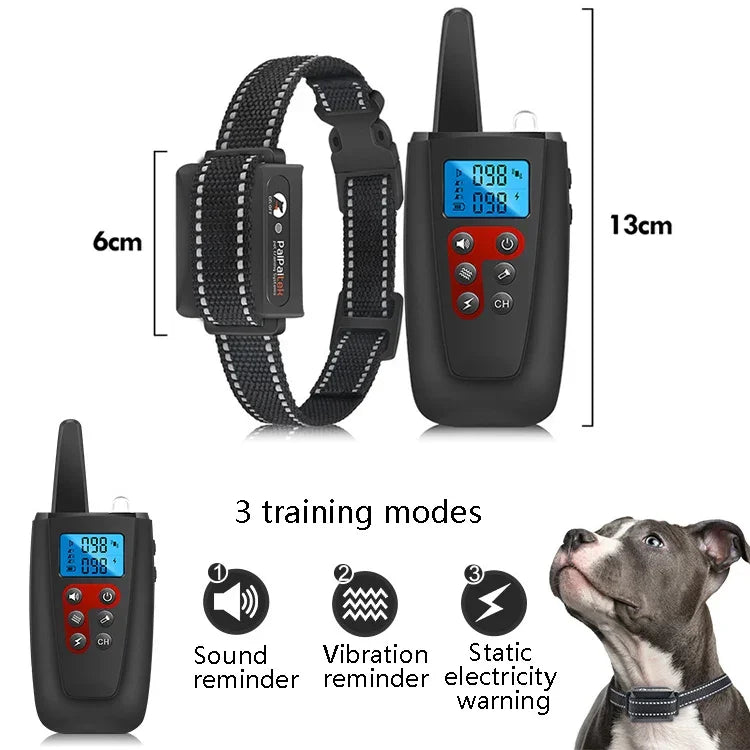 PaiPaitek PD526 自動音声制御 吠え止め 犬用トレーニング用品 電子吠え制御首輪、PD526