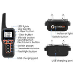 PaiPaitek PD529-3 リモートコントロール犬用トレーニングデバイス 音声制御 吠え止め 電子首輪 犬用トレーニングデバイス、PD529-3