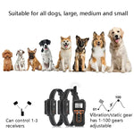 PaiPaitek PD529-3 リモートコントロール犬用トレーニングデバイス 音声制御 吠え止め 電子首輪 犬用トレーニングデバイス、PD529-3