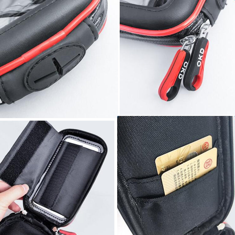 OKD ライディング用スマホバッグホルダー 自転車用防水スマホホルダーパッケージ、M-2、L-2、XL-2
