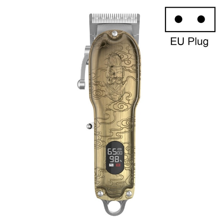 RESUXI レトロ ピアジェ ヘアクリッパー LCDデジタルディスプレイ 高出力ヘアクリッパー、JM-106 EUプラグ