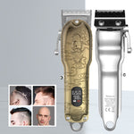 RESUXI レトロ ピアジェ ヘアクリッパー LCDデジタルディスプレイ 高出力ヘアクリッパー、JM-106 EUプラグ