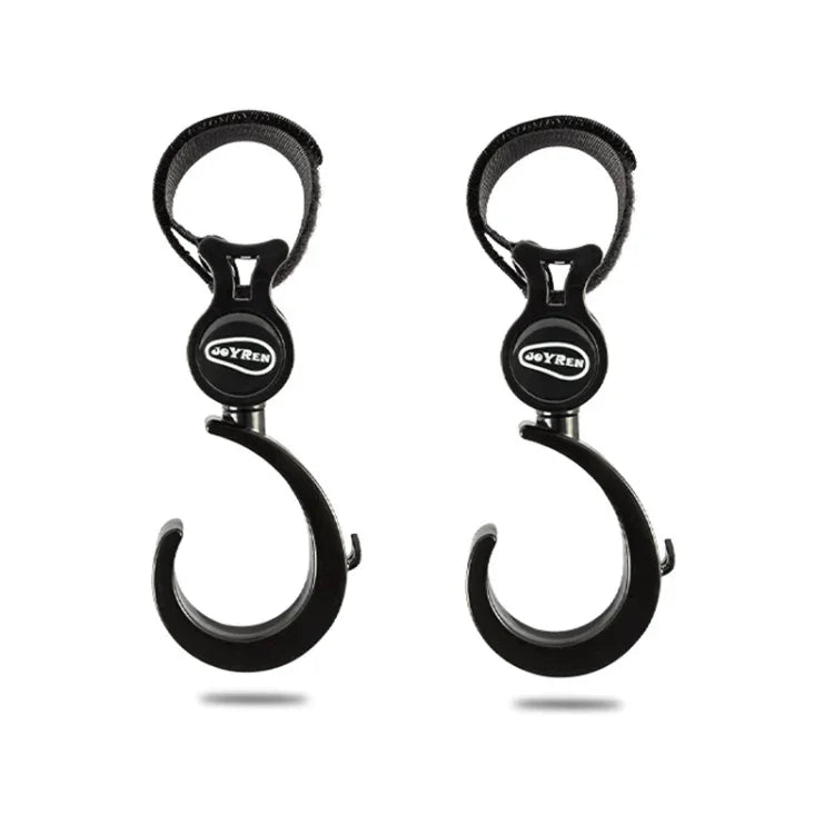 JOYREN 2個セット ベビーストローラー滑り止め耐久フック, 2セットストローラーフック