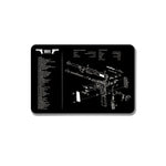 2枚セット 熱転写滑り止め片面オフィスゲーミングマウスパッド、2mm、3mm、4mm、5mm