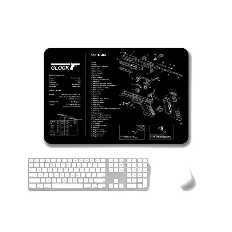 2枚セット 熱転写滑り止め片面オフィスゲーミングマウスパッド、2mm、3mm、4mm、5mm