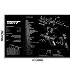 2枚セット 熱転写滑り止め片面オフィスゲーミングマウスパッド、2mm、3mm、4mm、5mm