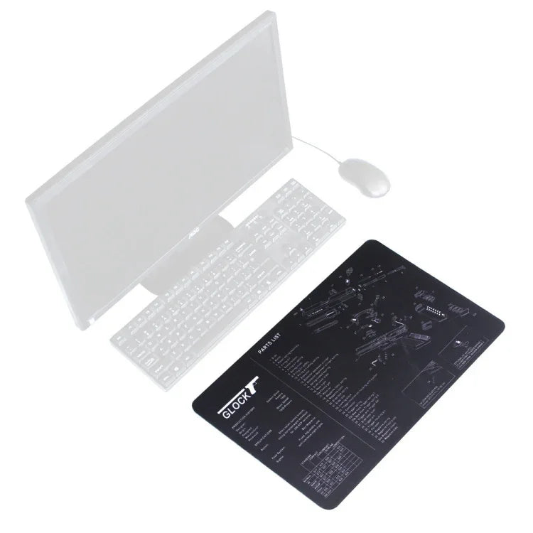 2枚セット 熱転写滑り止め片面オフィスゲーミングマウスパッド、2mm、3mm、4mm、5mm