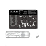 2枚セット 熱転写滑り止め片面オフィスゲーミングマウスパッド、2mm、3mm、4mm、5mm