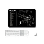 2枚セット 熱転写滑り止め片面オフィスゲーミングマウスパッド、2mm、3mm、4mm、5mm
