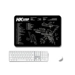 2枚セット 熱転写滑り止め片面オフィスゲーミングマウスパッド、2mm、3mm、4mm、5mm