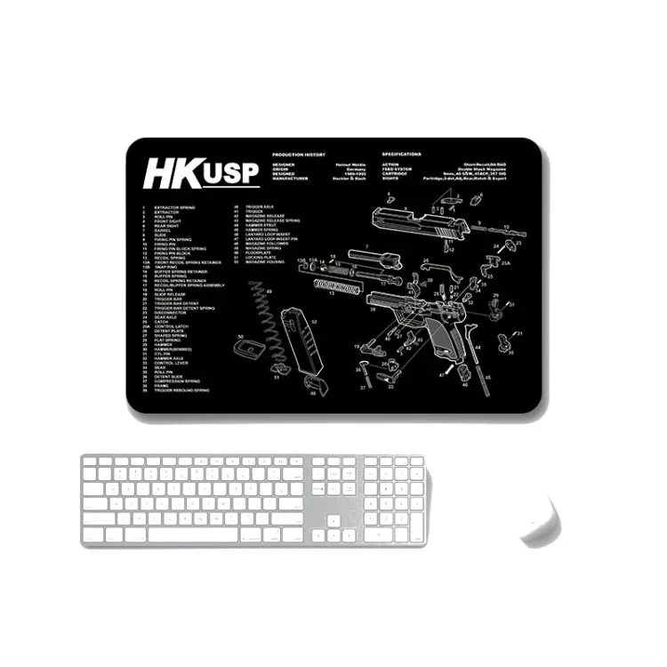 2枚セット 熱転写滑り止め片面オフィスゲーミングマウスパッド、2mm、3mm、4mm、5mm