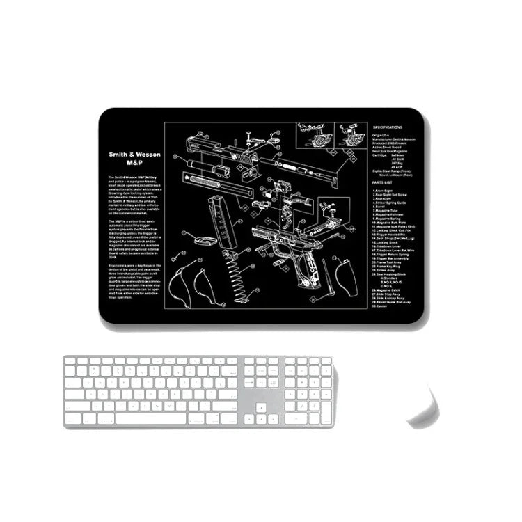2枚セット 熱転写滑り止め片面オフィスゲーミングマウスパッド、2mm、3mm、4mm、5mm
