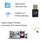 RTL8192EU 300Mbps ミニUSB無線ネットワークカード