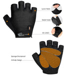 WEST BIKING YP0211218 サイクリング用通気性ショートグローブ 滑り止めハーフフィンガーグローブ, M, L, XL, 2XL
