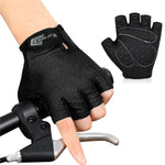 WEST BIKING YP0211218 サイクリング用通気性ショートグローブ 滑り止めハーフフィンガーグローブ, M, L, XL, 2XL