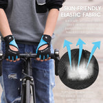 WEST BIKING YP0211217 サイクリング用通気性シリコンパームグローブ フィットネストレーニング手首ガードスポーツグローブ, M, L, XL