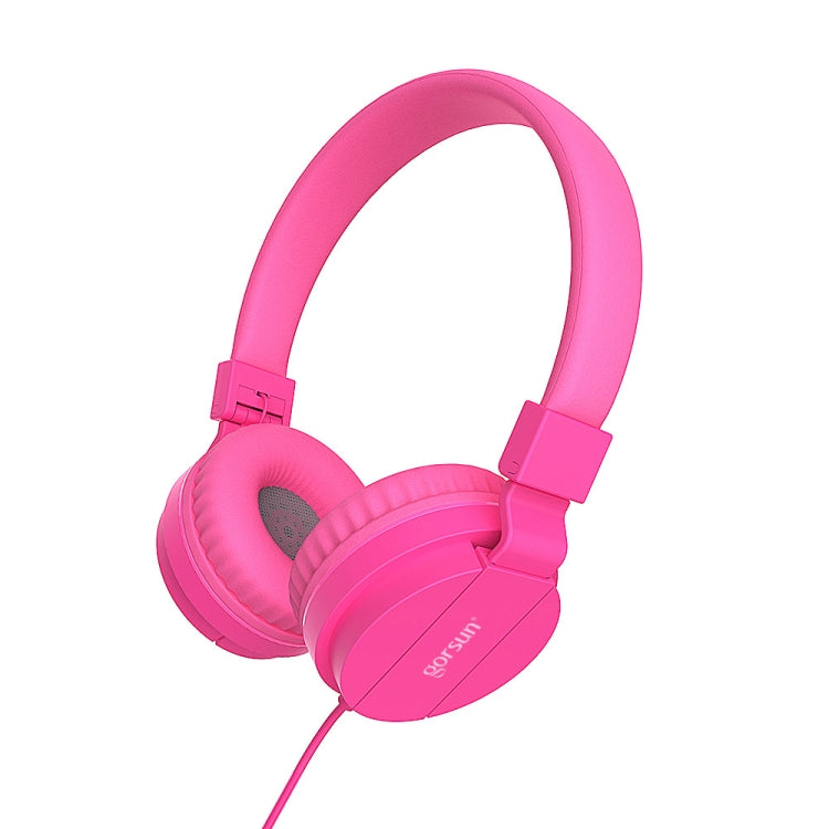 Gorsun GS-778携帯電話音楽ヘッドセット 有線ラップトップ子供用ヘッドホン、ホワイト、イエロー、ブルー、ブラック、オレンジ、ローズレッド