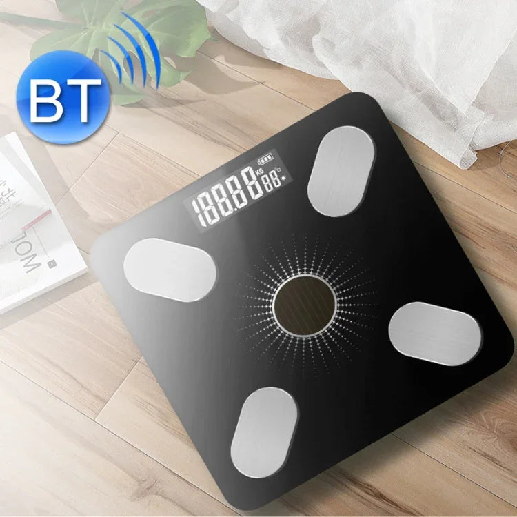 スマートBluetooth体重計 家庭用体脂肪測定健康スケール、電池式モデル、充電式モデル、ソーラー＋充電式モデル