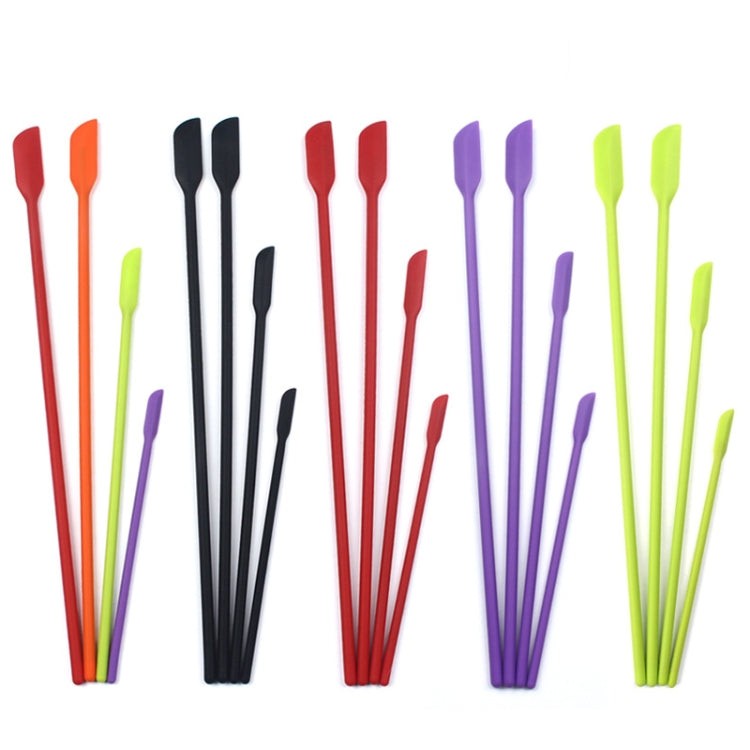 4in1シリコンミニ尖ったスクレーパー 伸長用化粧品ボトルスクレーパー ジャムスパチュラセット、4in1レッド、4in1ブラック、4in1カラフル、4in1パープル、4in1グリーン