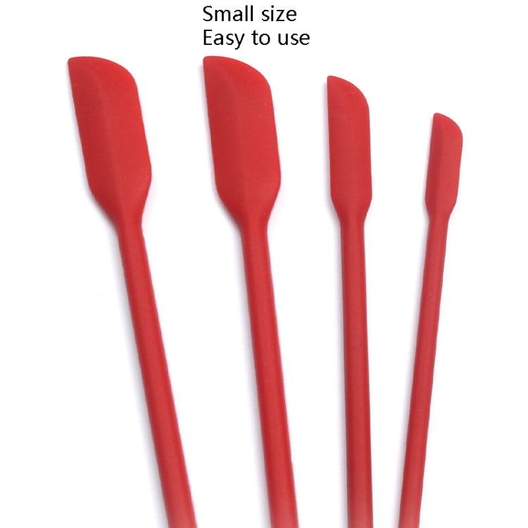 4in1シリコンミニ尖ったスクレーパー 伸長用化粧品ボトルスクレーパー ジャムスパチュラセット、4in1レッド、4in1ブラック、4in1カラフル、4in1パープル、4in1グリーン