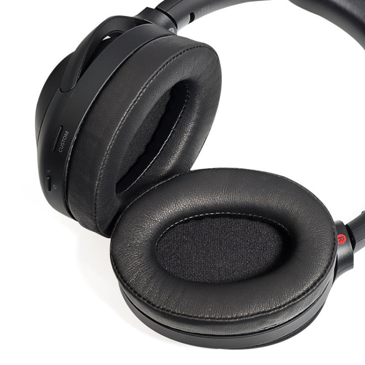 2個セット ヘッドセット用快適スポンジカバー Sony WH-1000xm2/xm3/xm4対応、(1000X / 1000XM2)ベージュ プロテイン カードバックル付き、(1000X / 1000XM2)ブラック ラムスキン、(1000X / 1000XM2)シャンパンゴールド ラムスキン、(1000XM3)ブラック プロテイン カードバックル付き