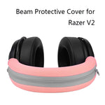 2個セット ヘッドセット用スポンジケース Razer V2対応、ヘッドビーム保護カバー（ブラック）、ヘッドビーム保護カバー（ホワイト）、ヘッドビーム保護カバー（グリーン）、ヘッドビーム保護カバー（ピンク）、ラウンド（ブラック）、ラウンド（ブラックグリーンネット）、楕円（ブラック）