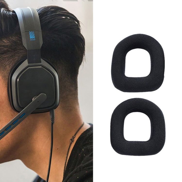 2個セット ゲーミングヘッドセット用スポンジ保護ケース、フランネルイヤーマフ Logitech A10用、ヘッドビーム Logitech A10用、フランネルイヤーマフ Logitech A40用、フランネルイヤーマフ Logitech A50用、フランネルヘッドビーム Logitech A50用