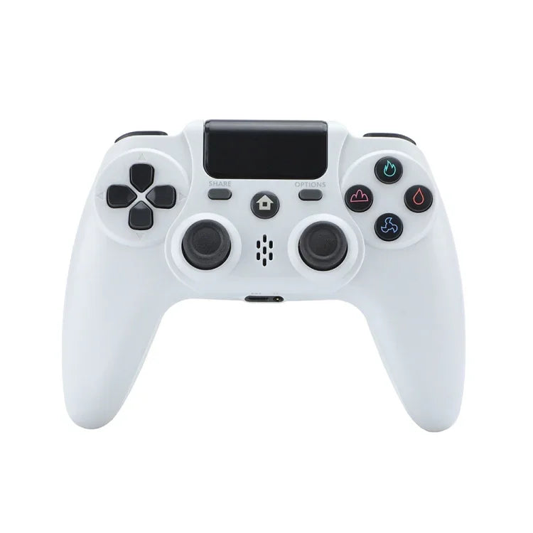 ZR486 ワイヤレスゲームコントローラー PS4用、ホワイト、ブラック、バースト、パープルスターリースカイ