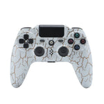 ZR486 ワイヤレスゲームコントローラー PS4用、ホワイト、ブラック、バースト、パープルスターリースカイ