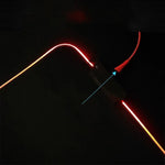 F-01 ゴム熱転写RGB発光滑り止めマウスパッド、250x350x3mm、250x350x4mm、260x390x3mm、260x390x4mm、300x350x3mm