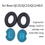 2個セット Bose QC25 / QC15 / QC2 / QC35 / AE2i用 ヘッドセットスポンジカバーイヤーマフ ラムスキン