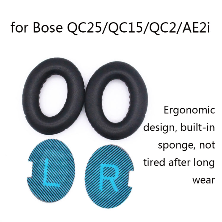 2個セット Bose QC25 / QC15 / QC2 / QC35 / AE2i用 ヘッドセットスポンジカバーイヤーマフ ラムスキン