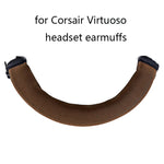 2個セット Corsair Virtuoso RGB用 ヘッドビーム保護ケース ブラック、ブラウン、グレー