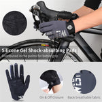 WEST BIKING YP0211214 ロングフィンガー 衝撃吸収 防滑 タッチスクリーングローブ サイクリングスポーツグローブ、M、L、XL