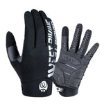 WEST BIKING YP0211214 ロングフィンガー 衝撃吸収 防滑 タッチスクリーングローブ サイクリングスポーツグローブ、M、L、XL